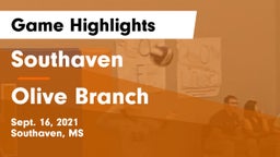 Southaven  vs Olive Branch  Game Highlights - Sept. 16, 2021