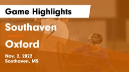 Southaven  vs Oxford  Game Highlights - Nov. 2, 2022