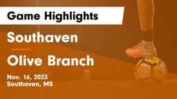 Southaven  vs Olive Branch Game Highlights - Nov. 16, 2023