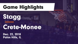 Stagg  vs Crete-Monee  Game Highlights - Dec. 22, 2018