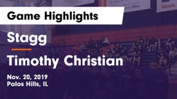 Stagg  vs Timothy Christian  Game Highlights - Nov. 20, 2019