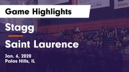 Stagg  vs Saint Laurence  Game Highlights - Jan. 6, 2020