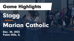 Stagg  vs Marian Catholic  Game Highlights - Dec. 28, 2023
