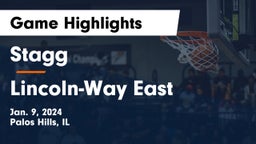 Stagg  vs Lincoln-Way East  Game Highlights - Jan. 9, 2024