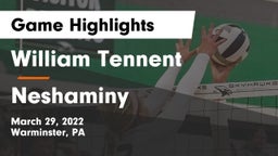 William Tennent  vs Neshaminy  Game Highlights - March 29, 2022
