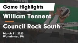 William Tennent  vs Council Rock South  Game Highlights - March 21, 2023