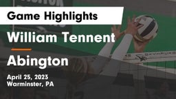 William Tennent  vs Abington  Game Highlights - April 25, 2023