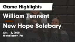 William Tennent  vs New Hope Solebary Game Highlights - Oct. 14, 2020