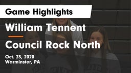 William Tennent  vs Council Rock North  Game Highlights - Oct. 23, 2020