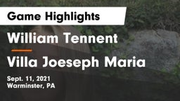 William Tennent  vs Villa Joeseph Maria Game Highlights - Sept. 11, 2021