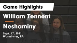 William Tennent  vs Neshaminy  Game Highlights - Sept. 17, 2021