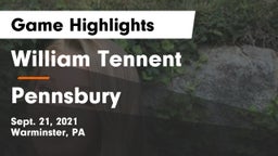 William Tennent  vs Pennsbury  Game Highlights - Sept. 21, 2021