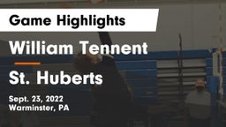 William Tennent  vs St. Huberts Game Highlights - Sept. 23, 2022