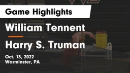 William Tennent  vs Harry S. Truman Game Highlights - Oct. 13, 2022