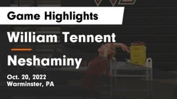 William Tennent  vs Neshaminy  Game Highlights - Oct. 20, 2022