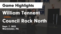 William Tennent  vs Council Rock North  Game Highlights - Sept. 7, 2023