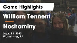 William Tennent  vs Neshaminy  Game Highlights - Sept. 21, 2023