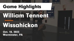 William Tennent  vs Wissahickon  Game Highlights - Oct. 18, 2023