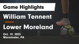 William Tennent  vs Lower Moreland  Game Highlights - Oct. 19, 2023