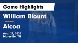 William Blount  vs Alcoa   Game Highlights - Aug. 25, 2020