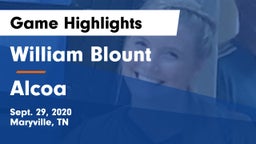 William Blount  vs Alcoa  Game Highlights - Sept. 29, 2020