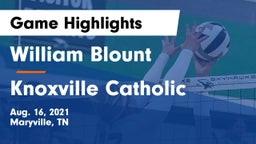 William Blount  vs Knoxville Catholic  Game Highlights - Aug. 16, 2021