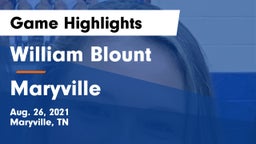 William Blount  vs Maryville  Game Highlights - Aug. 26, 2021