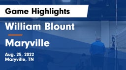William Blount  vs Maryville  Game Highlights - Aug. 25, 2022