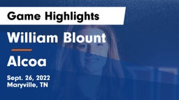 William Blount  vs Alcoa  Game Highlights - Sept. 26, 2022