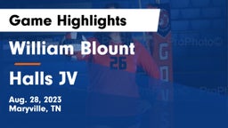 William Blount  vs Halls JV Game Highlights - Aug. 28, 2023