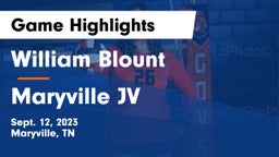 William Blount  vs Maryville JV Game Highlights - Sept. 12, 2023