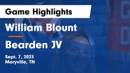 William Blount  vs Bearden JV Game Highlights - Sept. 7, 2023