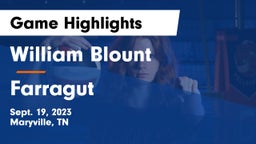 William Blount  vs Farragut  Game Highlights - Sept. 19, 2023