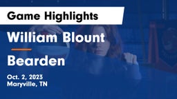 William Blount  vs Bearden  Game Highlights - Oct. 2, 2023