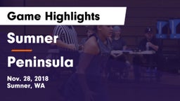 Sumner  vs Peninsula  Game Highlights - Nov. 28, 2018