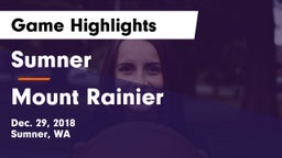 Sumner  vs Mount Rainier  Game Highlights - Dec. 29, 2018