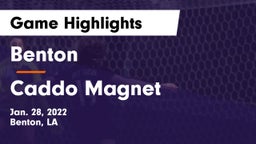 Benton  vs Caddo Magnet Game Highlights - Jan. 28, 2022