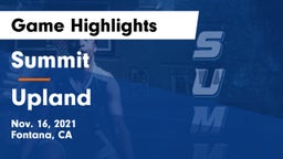 Summit  vs Upland  Game Highlights - Nov. 16, 2021