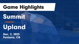 Summit  vs Upland  Game Highlights - Dec. 2, 2023