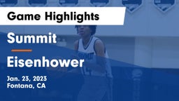Summit  vs Eisenhower  Game Highlights - Jan. 23, 2023