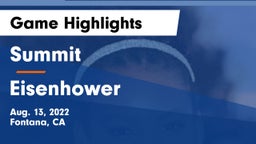 Summit  vs Eisenhower  Game Highlights - Aug. 13, 2022