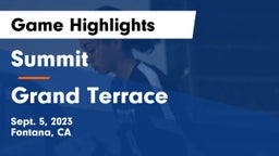 Summit  vs Grand Terrace Game Highlights - Sept. 5, 2023