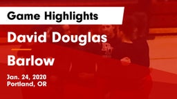 David Douglas  vs Barlow  Game Highlights - Jan. 24, 2020