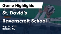 St. David's  vs Ravenscroft School Game Highlights - Aug. 29, 2023