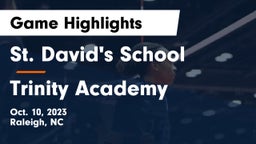 St. David's School vs Trinity Academy Game Highlights - Oct. 10, 2023