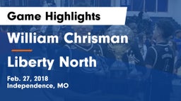 William Chrisman  vs Liberty North Game Highlights - Feb. 27, 2018