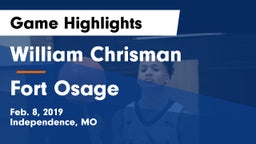 William Chrisman  vs Fort Osage  Game Highlights - Feb. 8, 2019