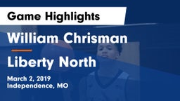 William Chrisman  vs Liberty North Game Highlights - March 2, 2019