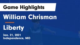 William Chrisman  vs Liberty  Game Highlights - Jan. 21, 2021