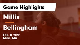 Millis  vs Bellingham  Game Highlights - Feb. 8, 2022